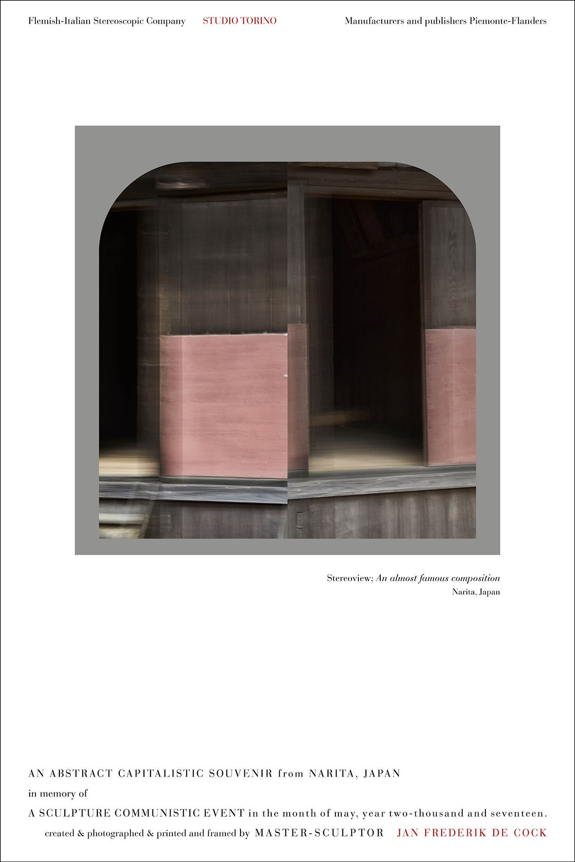 Jan De Cock Printmaking Stereoview Narita