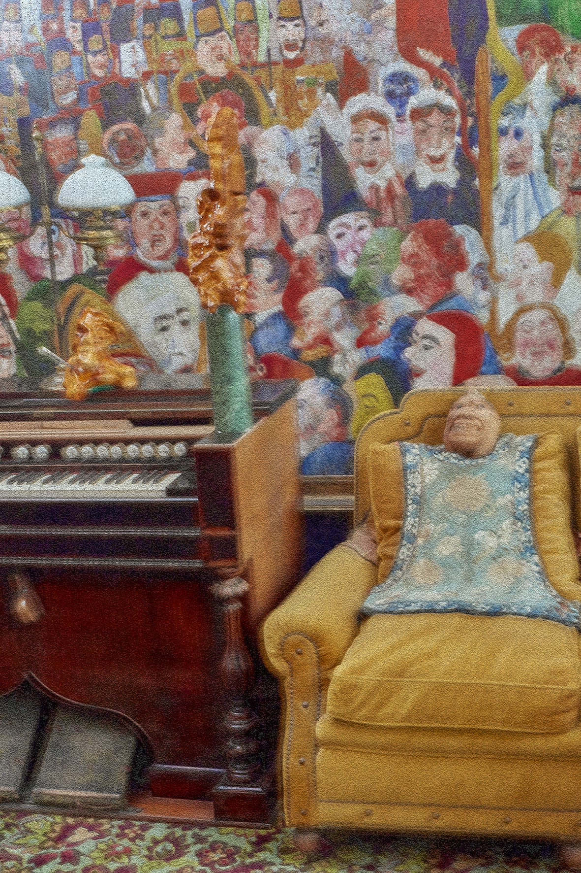 FAMOUS STEREOVIEW FROM THE FORMER STUDIO OF MASTER PAINTER JAMES SIDNEY EDOUARD ENSOR (1860 - 1949) JAMES ENSOR HOUSE OSTEND, BELGIUM 2020 COMPOSITION NR 16