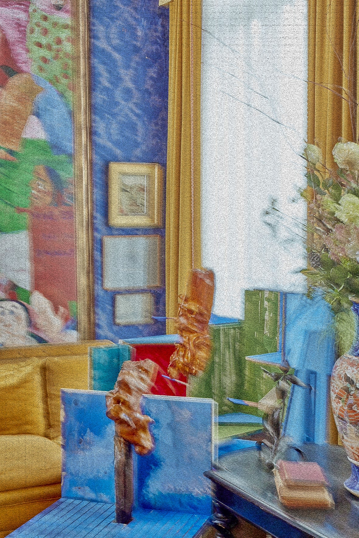 FAMOUS STEREOVIEW FROM THE FORMER STUDIO OF MASTER PAINTER JAMES SIDNEY EDOUARD ENSOR (1860 - 1949) JAMES ENSOR HOUSE OSTEND, BELGIUM 2020 COMPOSITION NR 18