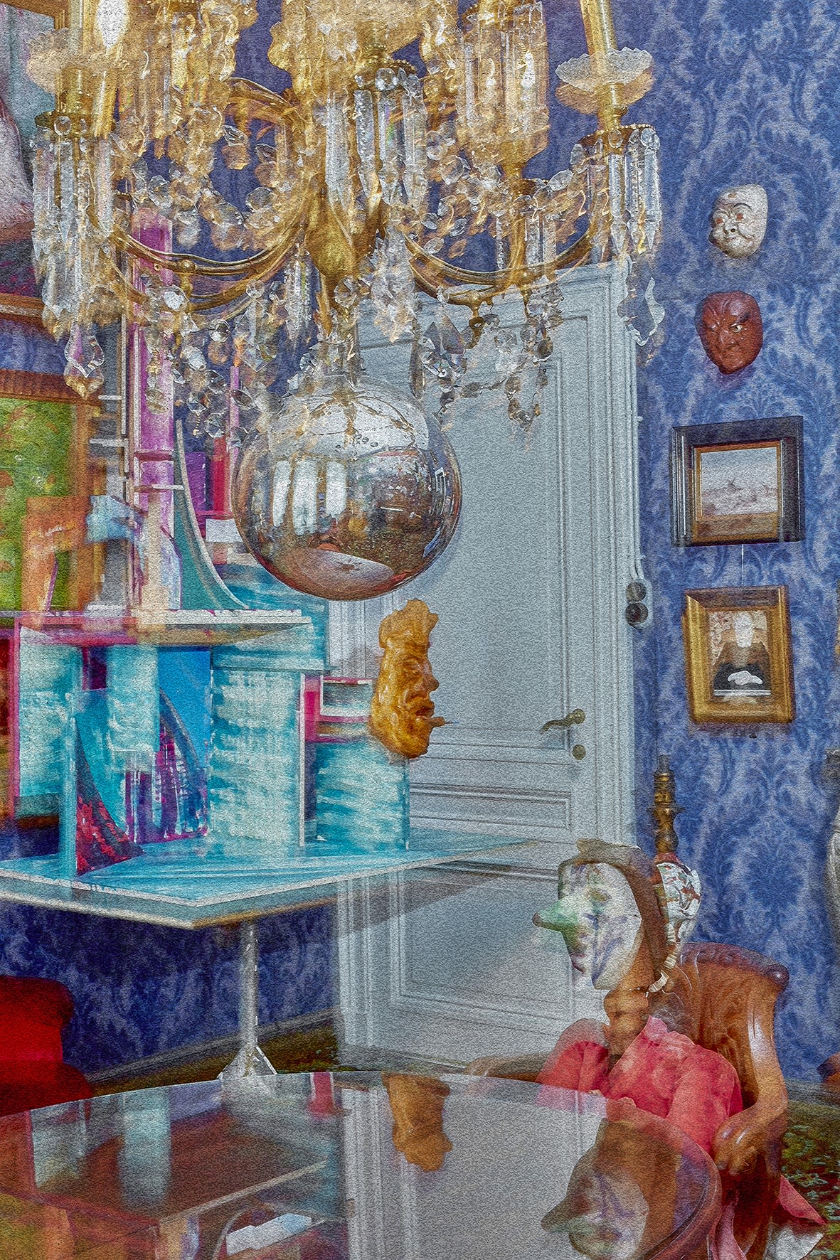 FAMOUS STEREOVIEW FROM THE FORMER STUDIO OF MASTER PAINTER JAMES SIDNEY EDOUARD ENSOR (1860 - 1949) JAMES ENSOR HOUSE OSTEND, BELGIUM 2020 COMPOSITION NR 24