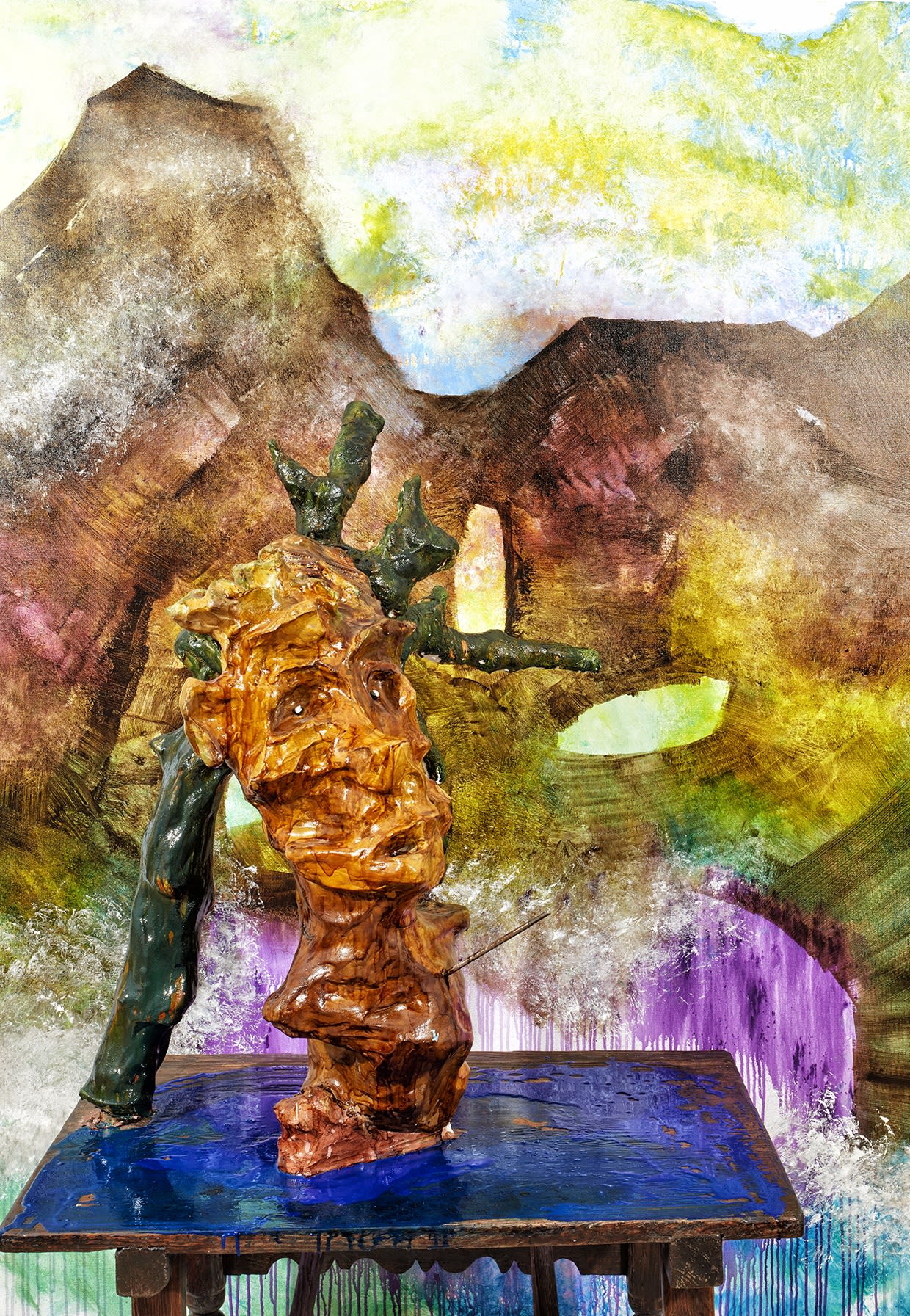 Jan De Cock Sculpture Memorial Capriccio Saint Sebastian