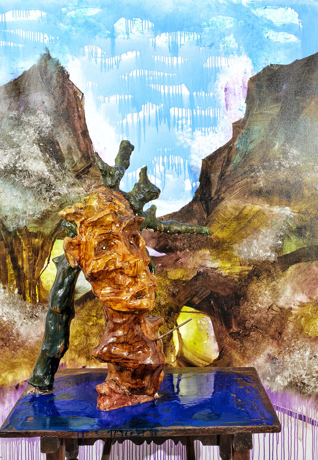 Jan De Cock Sculpture Memorial Capriccio Saint Sebastian