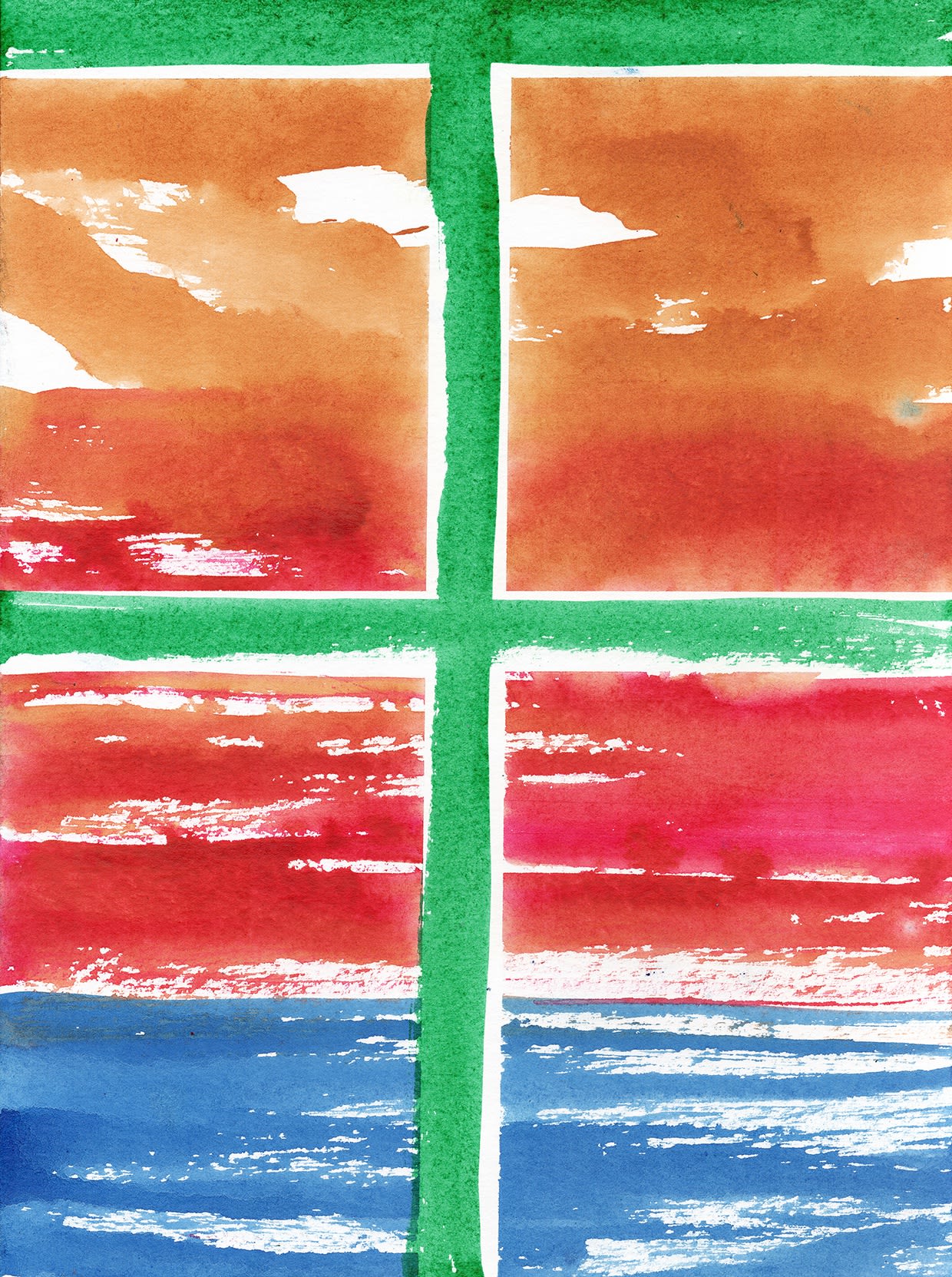 Jan De Cock Painting The Green Studio