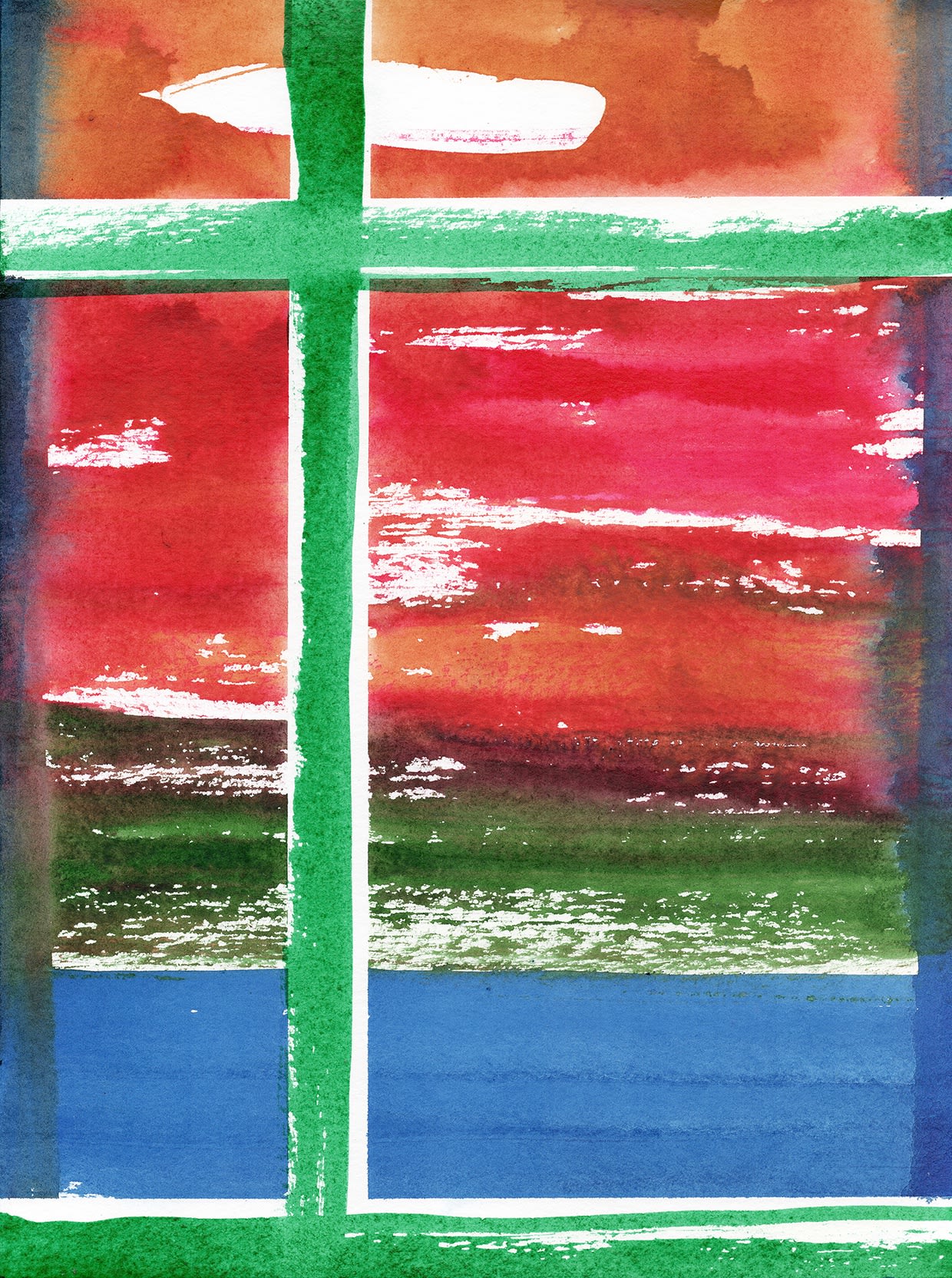 Jan De Cock Painting The Green Studio