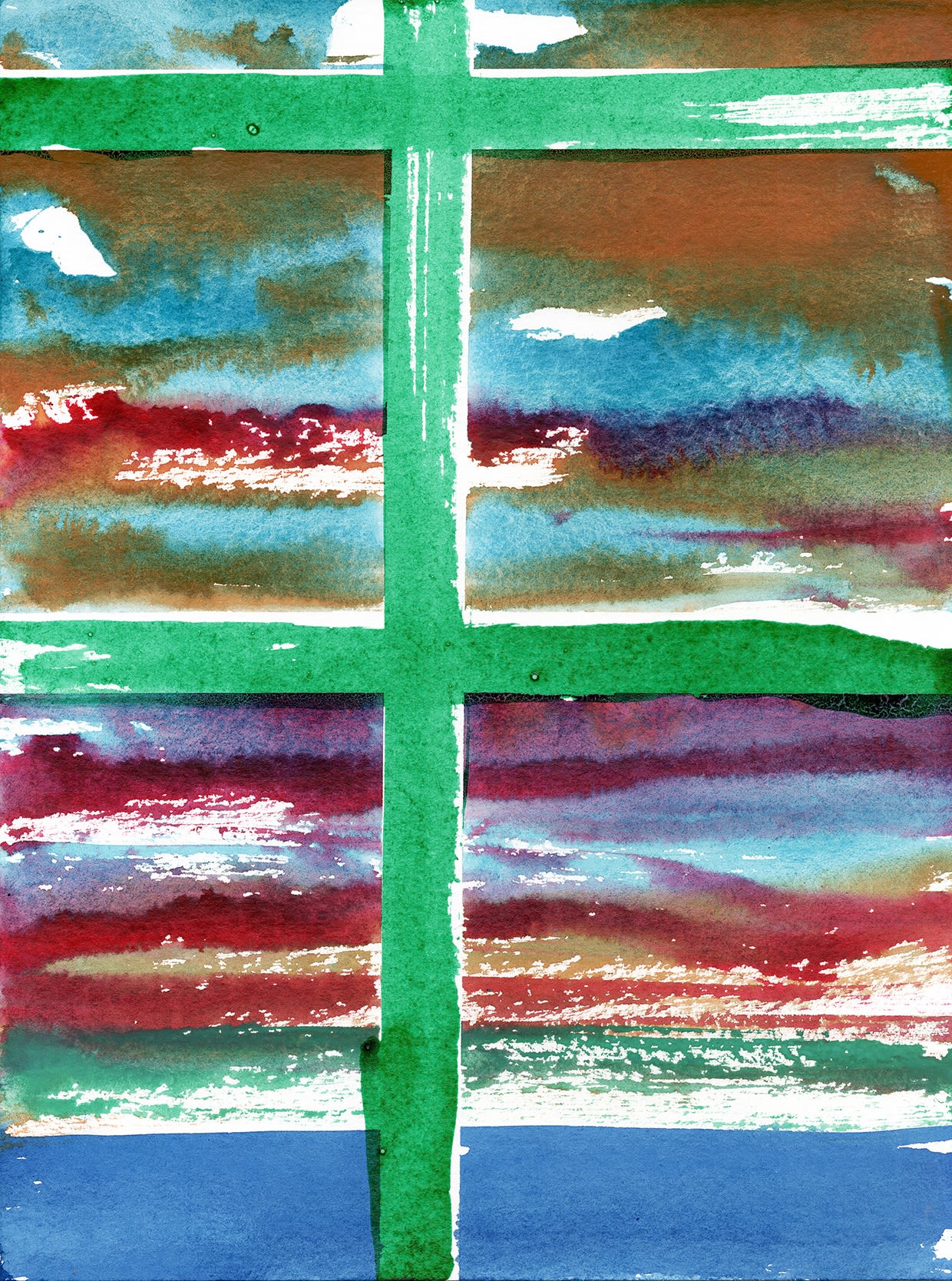 Jan De Cock Painting The Green Studio