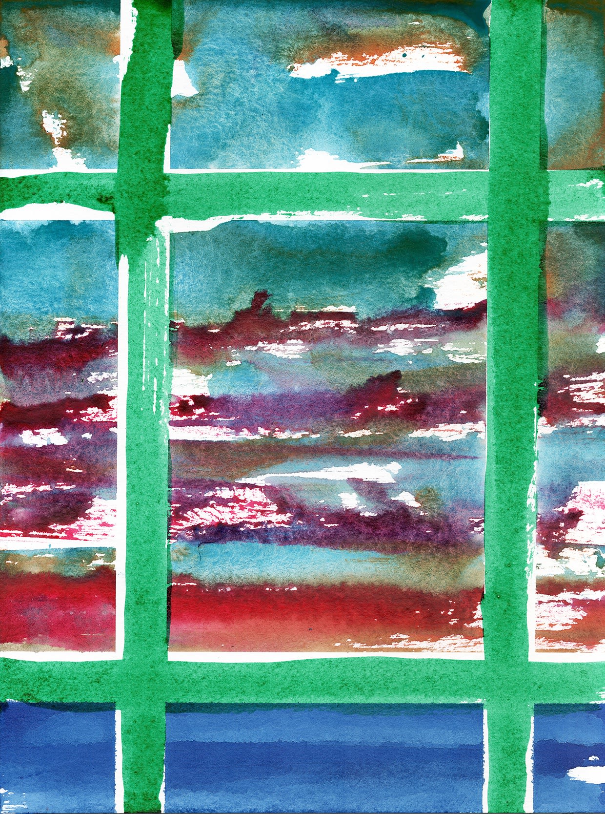 Jan De Cock Painting The Green Studio