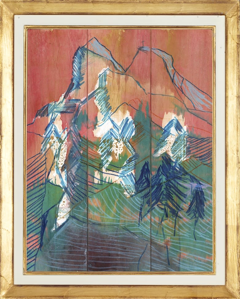 Jan De Cock Drawing Südliche Ideallandschaft