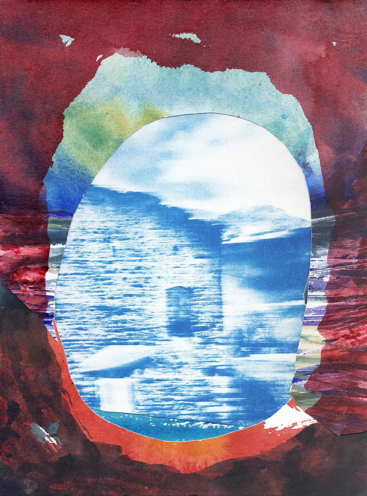 Jan Frederik De Cock Collage Blue Ruin