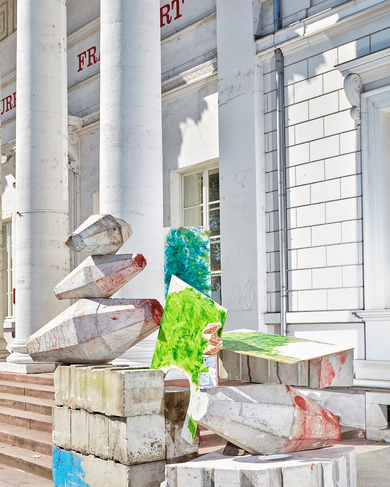 Jan De Cock Exhibition, Everything For You Frankfurt am Main, Sculpture Occupy Main Street