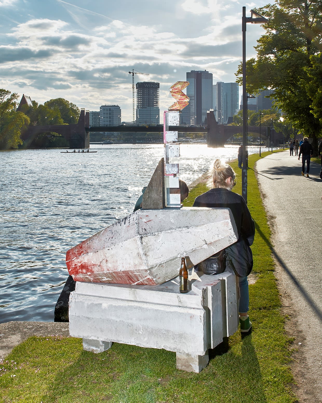 Jan De Cock Exhibition, Everything For You Frankfurt am Main, Sculpture Occupy Main Street