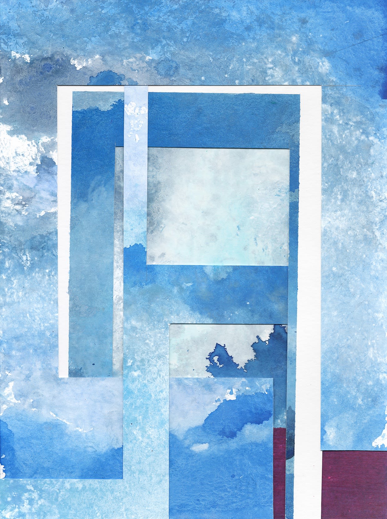 Jan De Cock Painting Cloud Studies