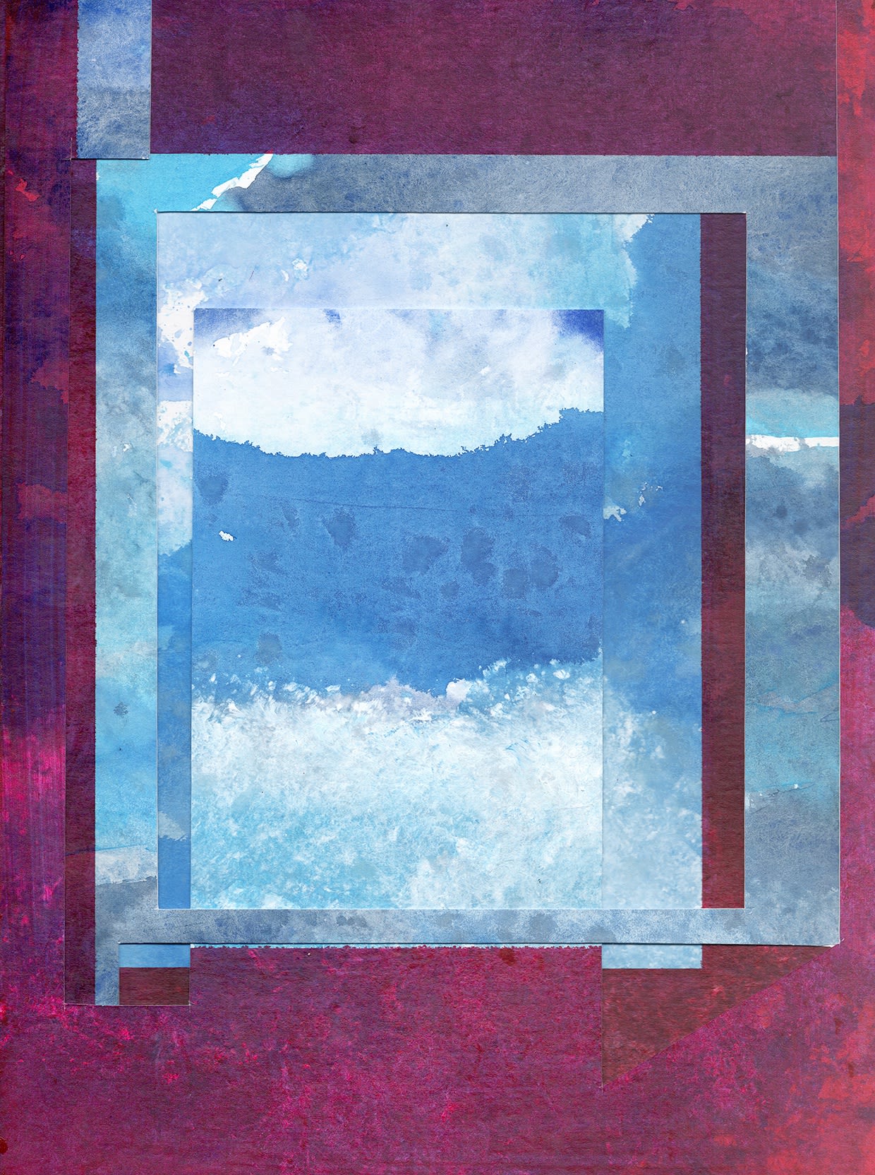 Jan De Cock Painting Cloud Studies