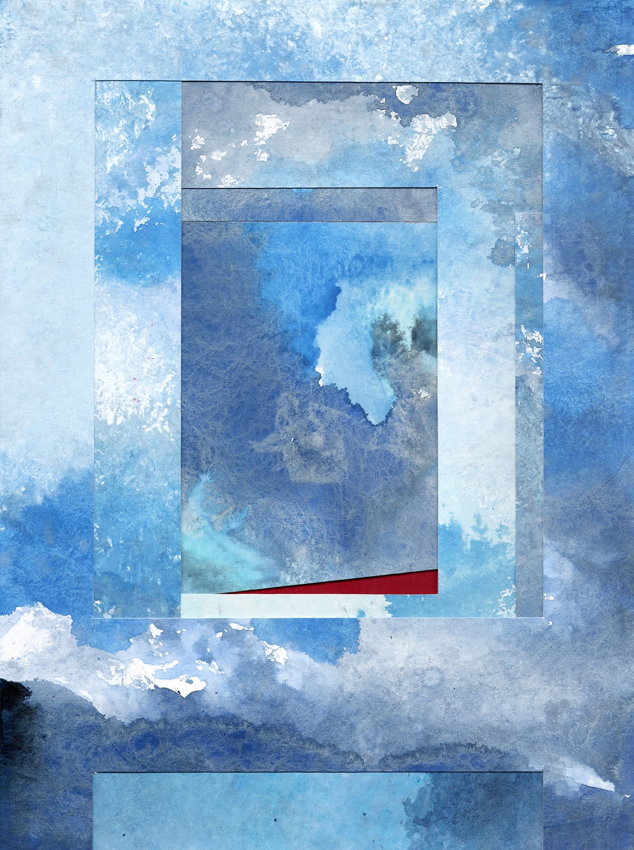 Jan De Cock Painting Cloud Studies