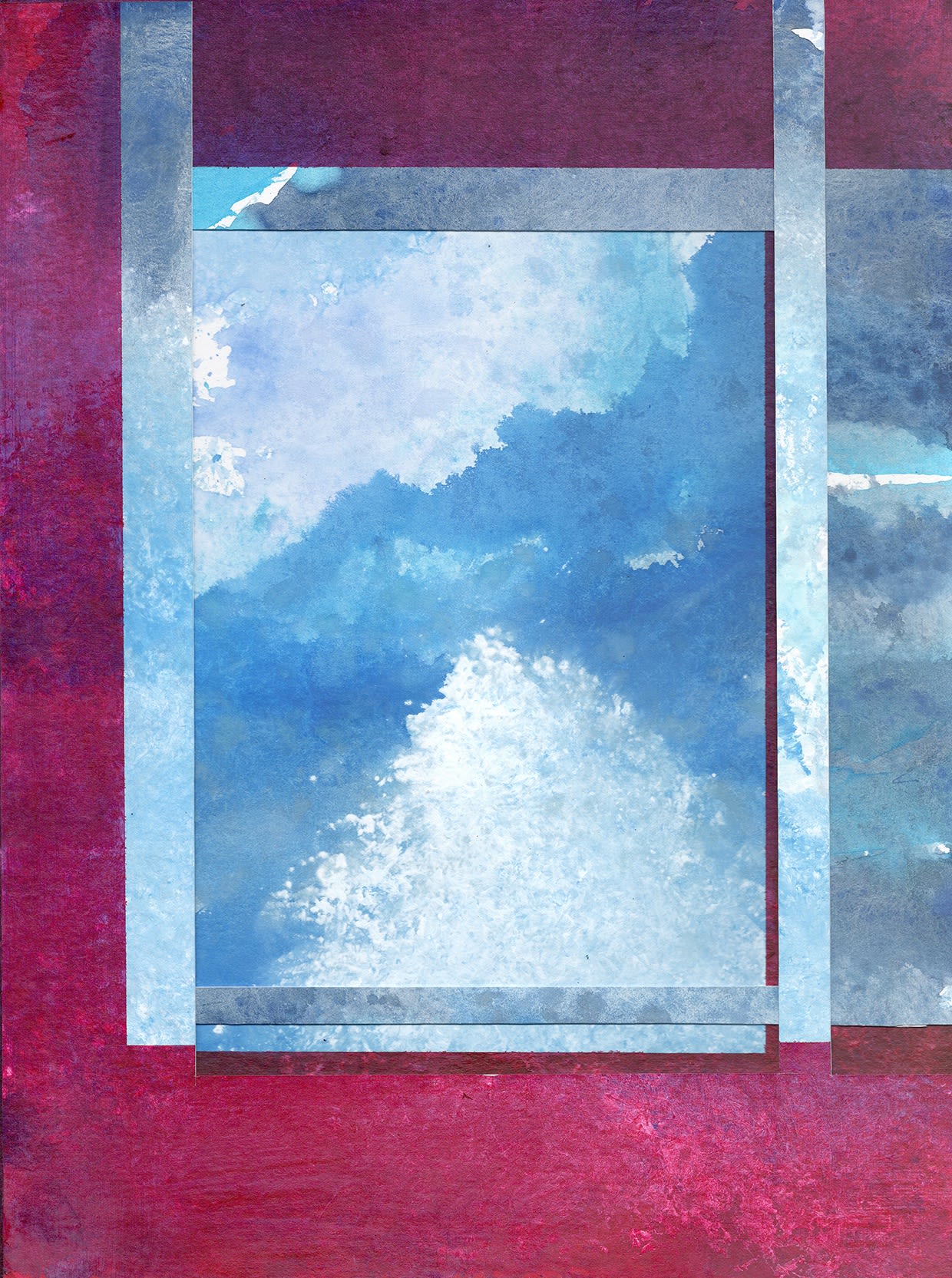 Jan De Cock Painting Cloud Studies