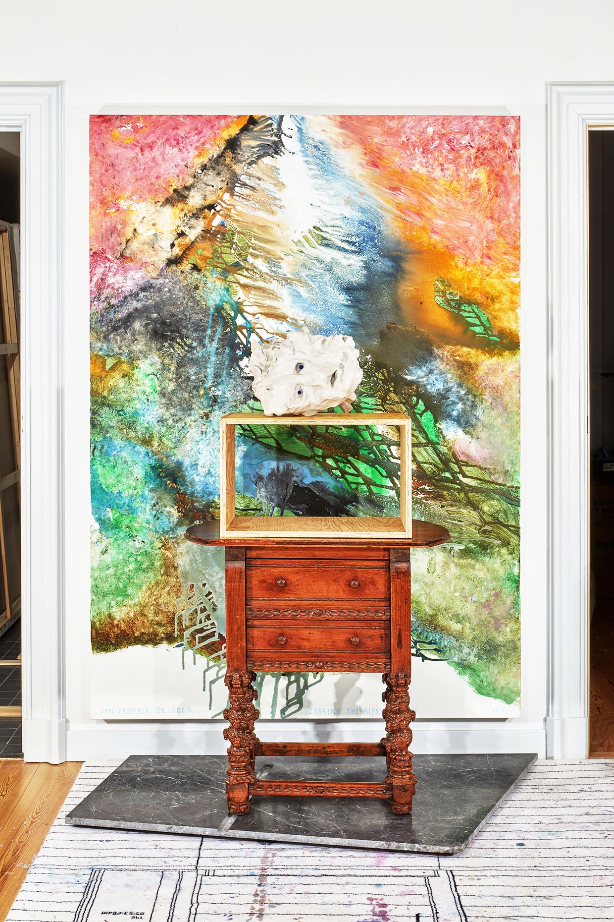 Jan De Cock Sculpture A Model For A Monument Hercules