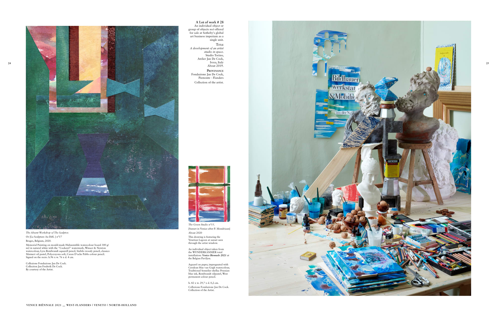 Jan De Cock Art Advisory Bruges Sothebys Sculptor Studio Venice