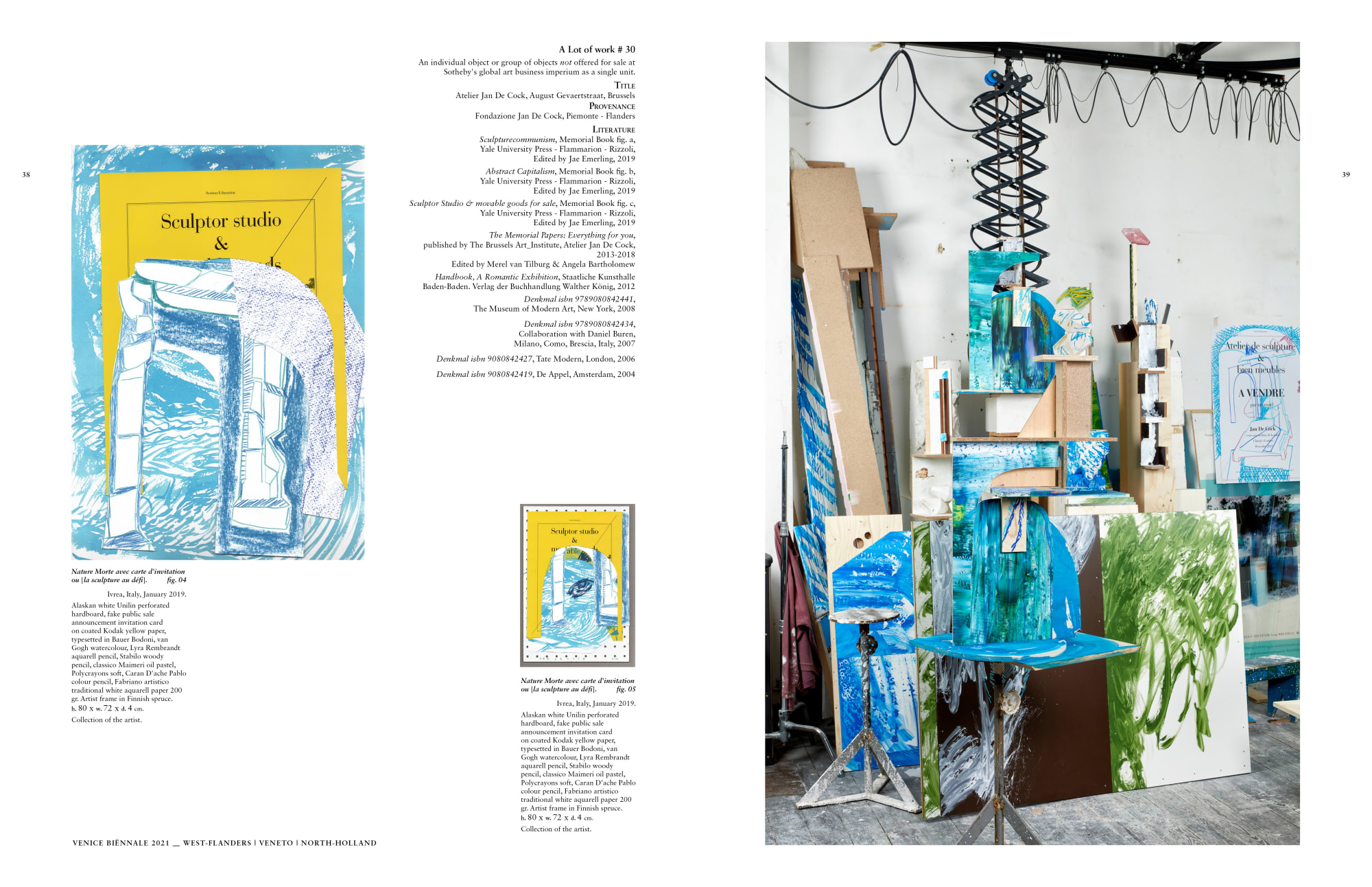 Jan De Cock Art Advisory Bruges Sothebys Sculptor Studio Venice