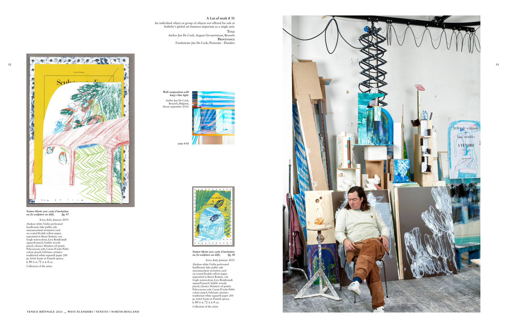 Jan De Cock Art Advisory Bruges Sothebys Sculptor Studio Venice