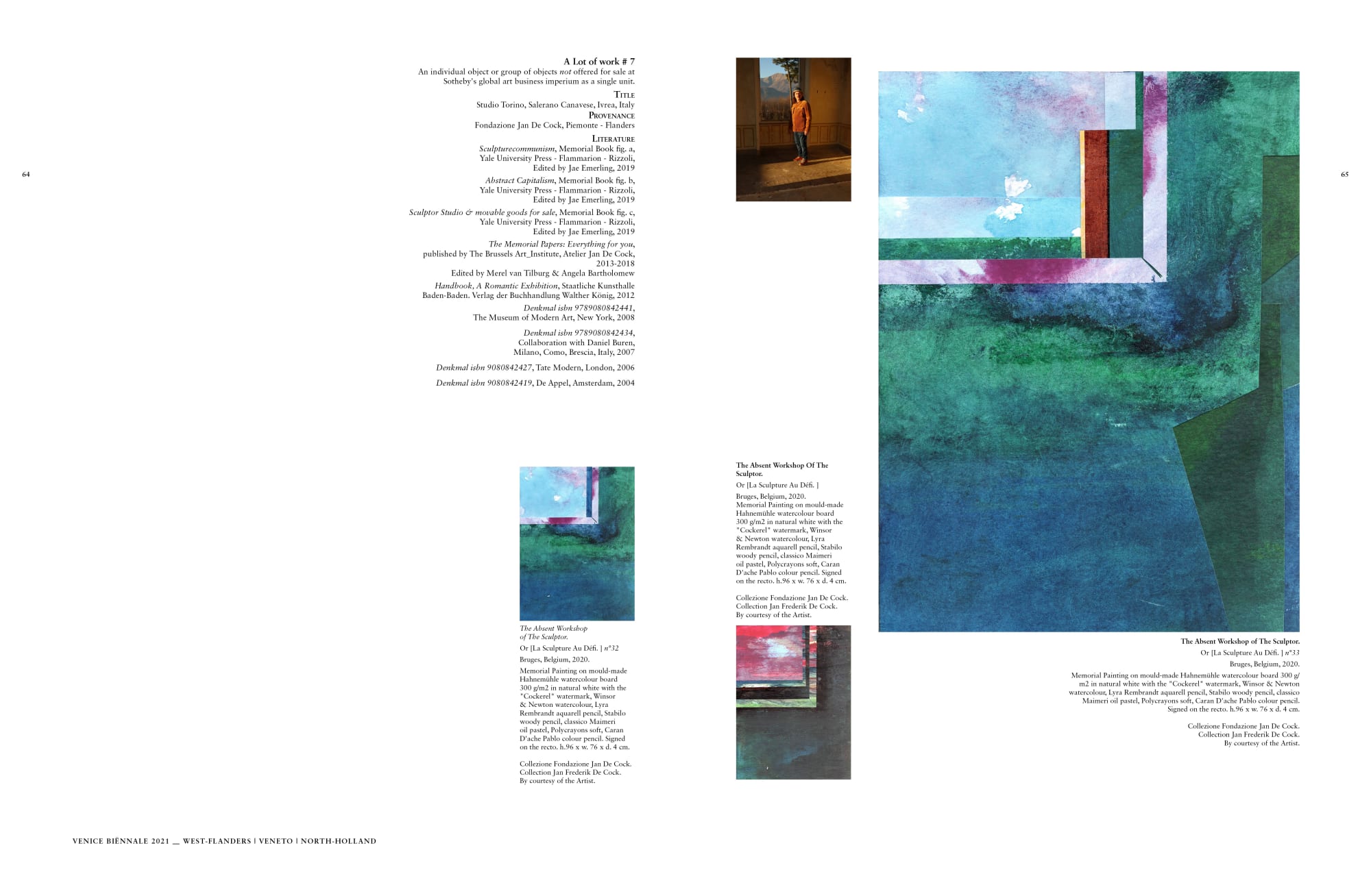 Jan De Cock Art Advisory Bruges Sothebys Sculptor Studio Venice