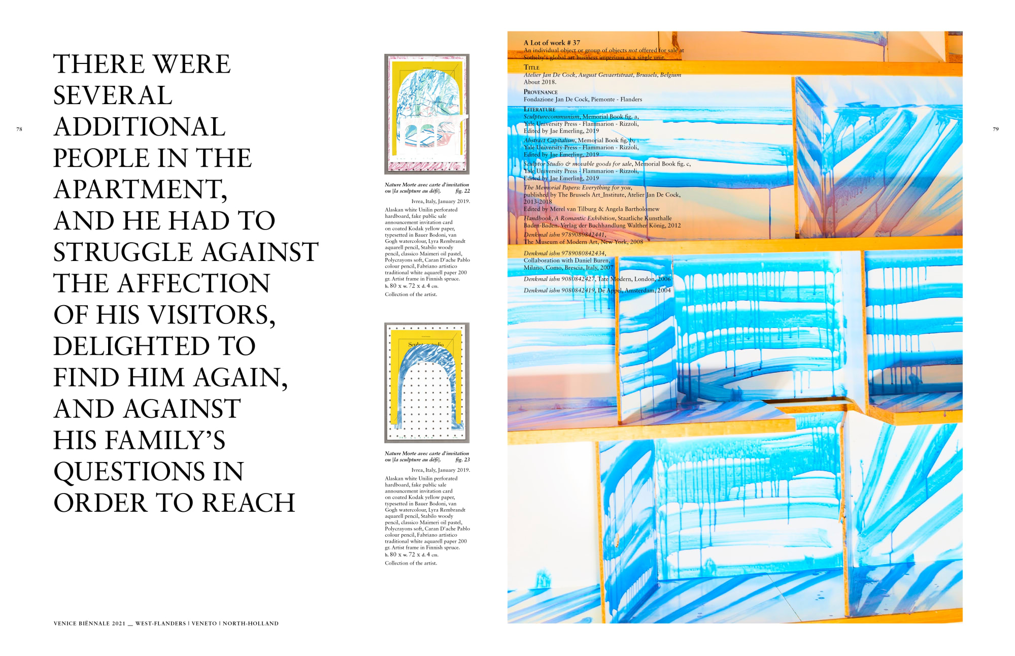 Jan De Cock Art Advisory Bruges Sothebys Sculptor Studio Venice