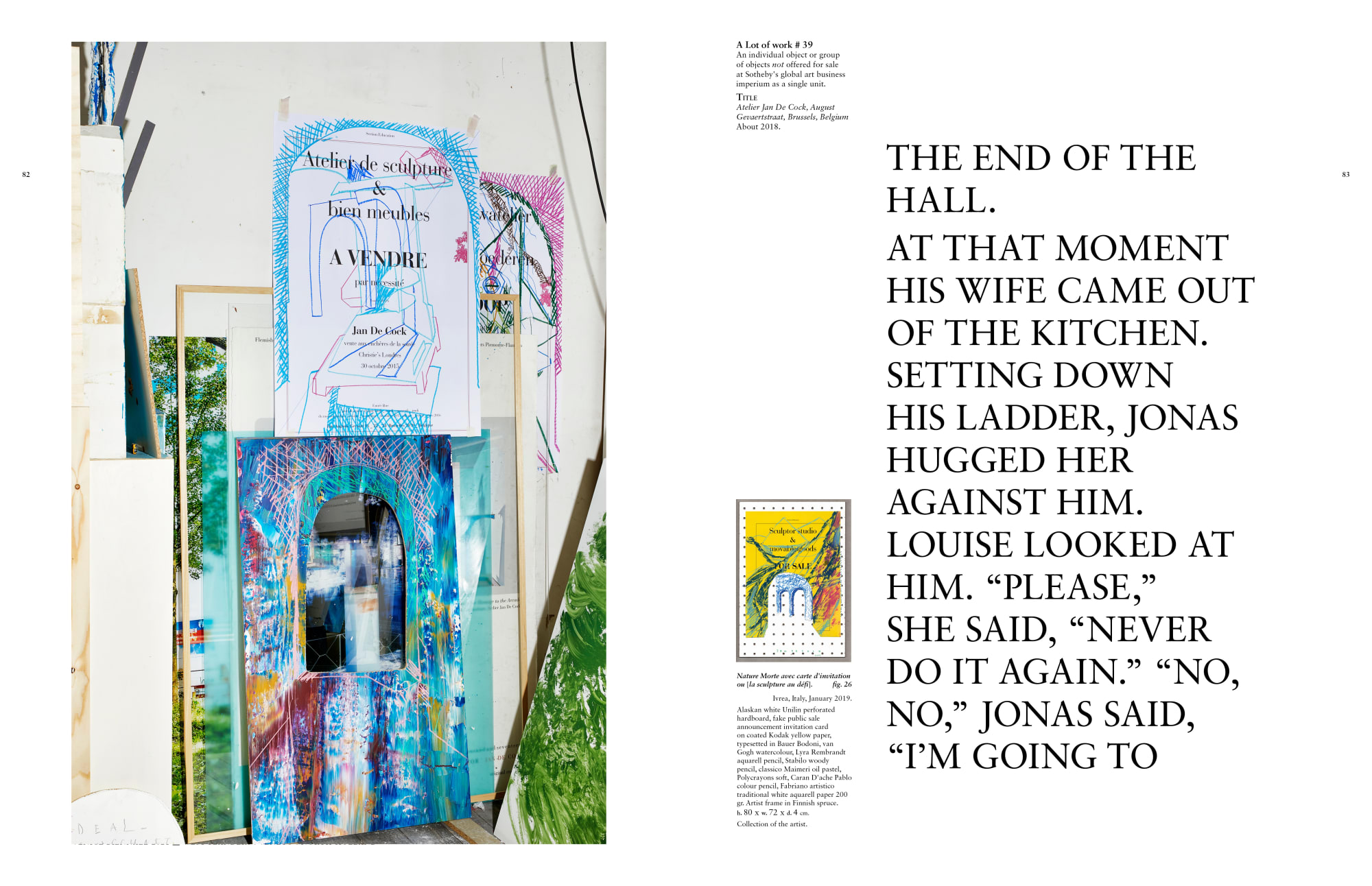 Jan De Cock Art Advisory Bruges Sothebys Sculptor Studio Venice