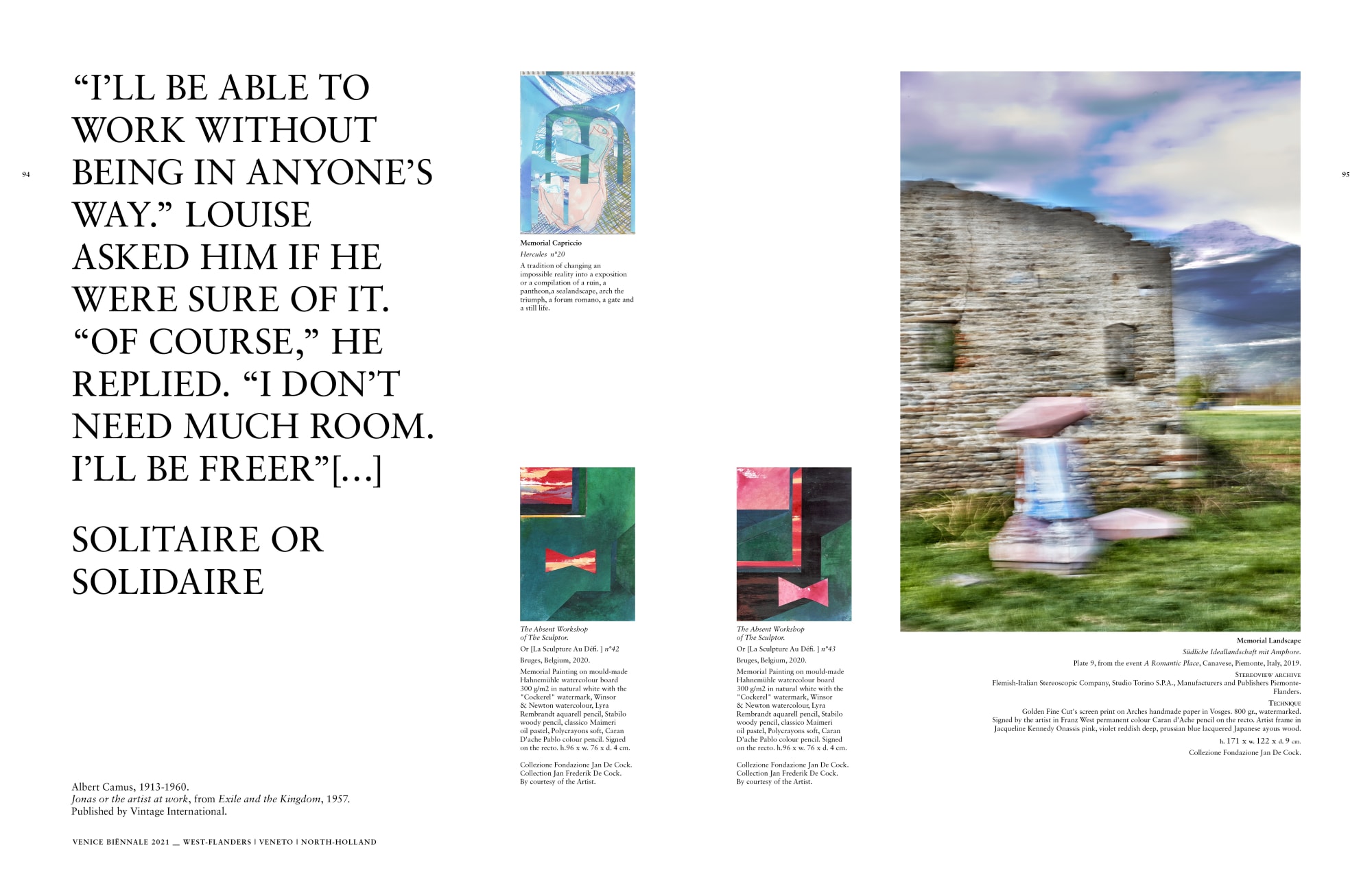 Jan De Cock Art Advisory Bruges Sothebys Sculptor Studio Venice