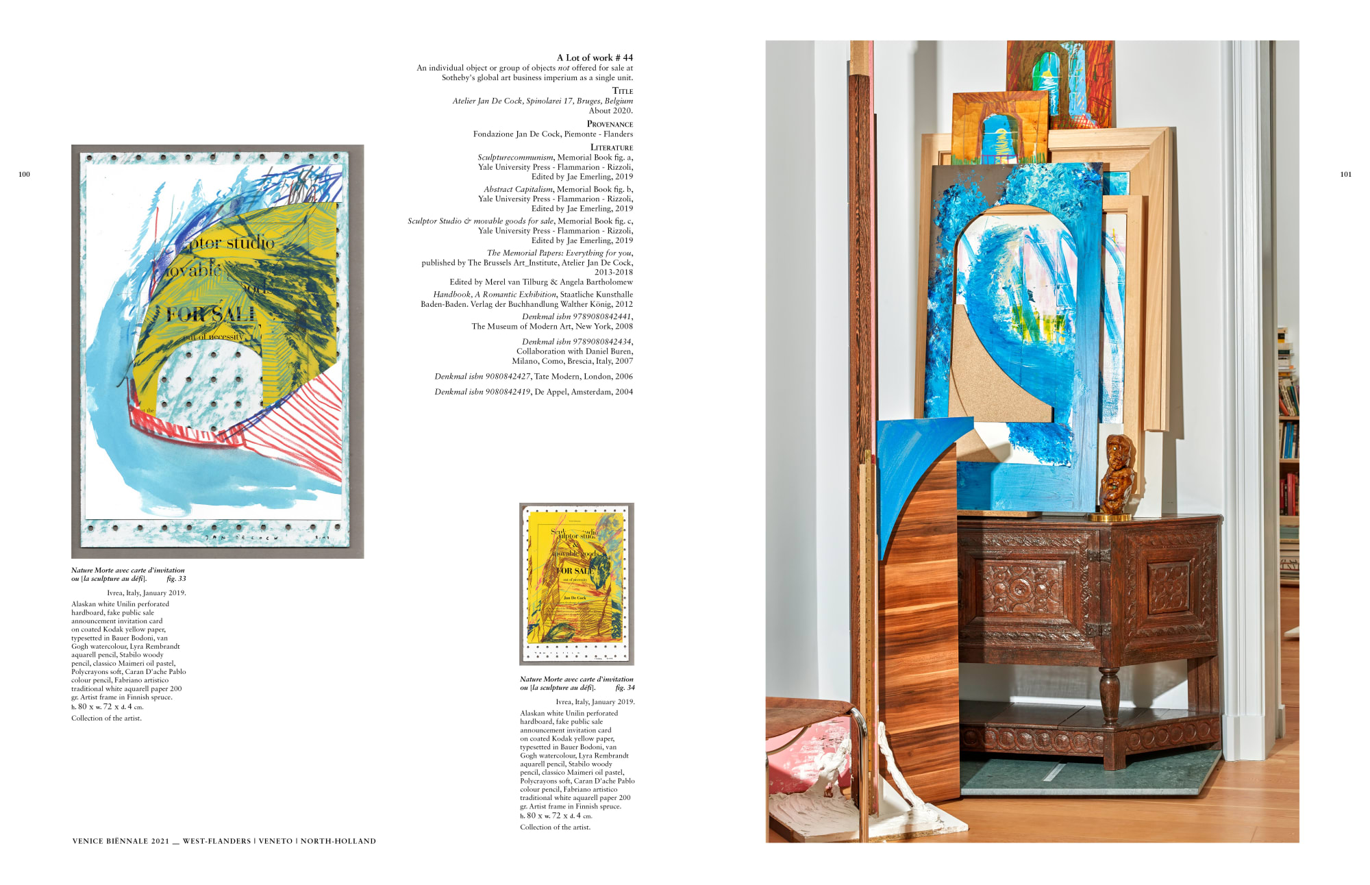 Jan De Cock Art Advisory Bruges Sothebys Sculptor Studio Venice