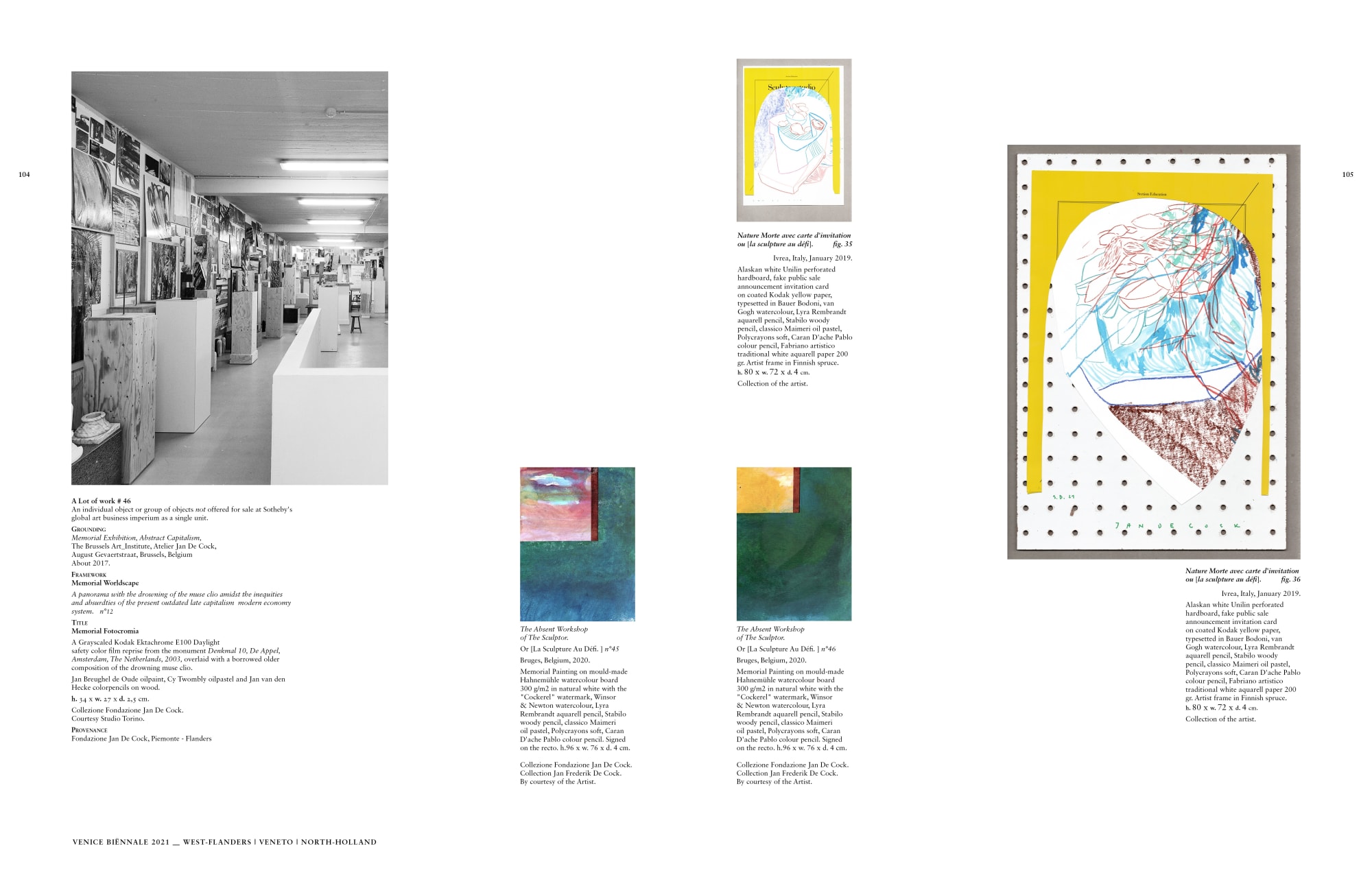 Jan De Cock Art Advisory Bruges Sothebys Sculptor Studio Venice