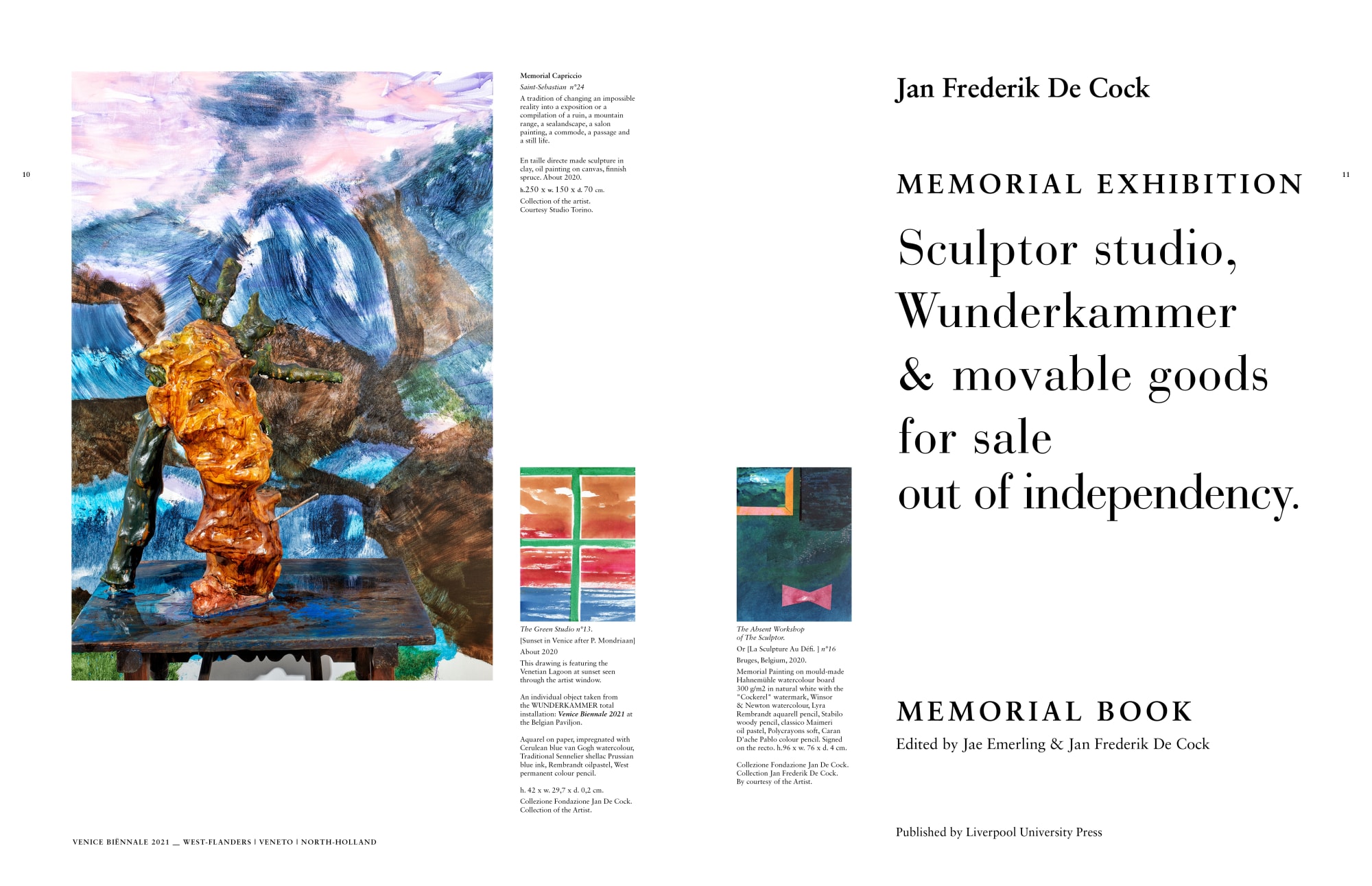 Jan De Cock Art Advisory Bruges Sothebys Sculptor Studio Venice