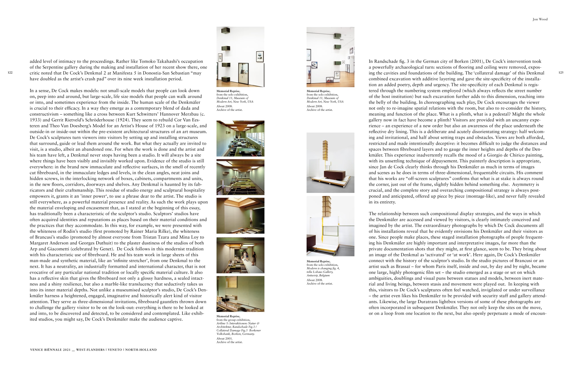 Jan De Cock Art Advisory Bruges Sothebys Sculptor Studio Venice