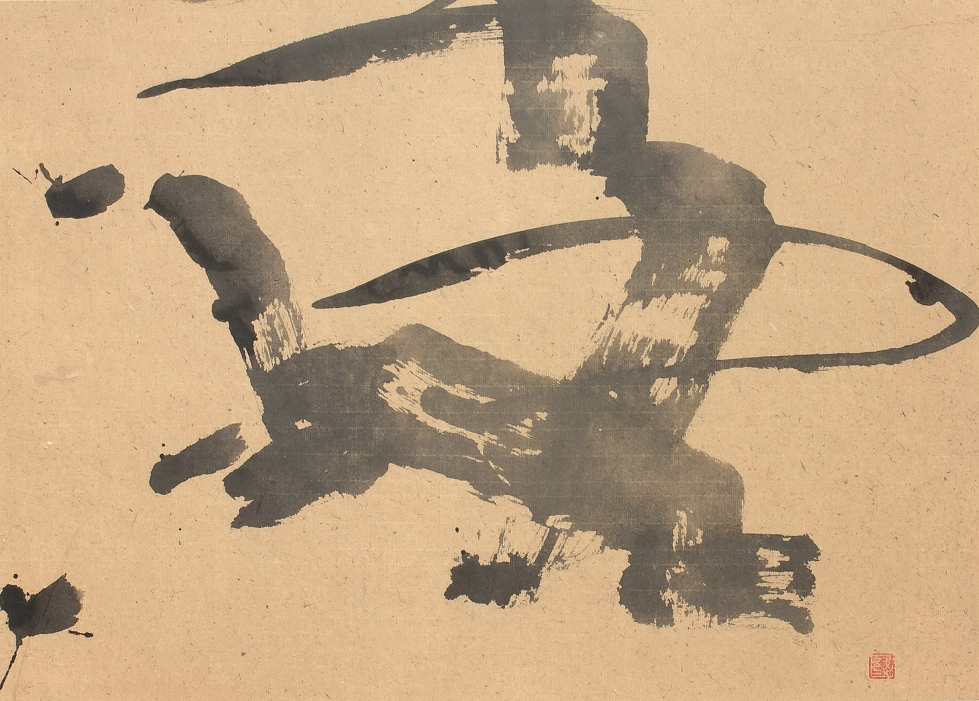 SHO-Künstler, #016294 Uno Sesson (1912-1996), Tuscheform, um 1960