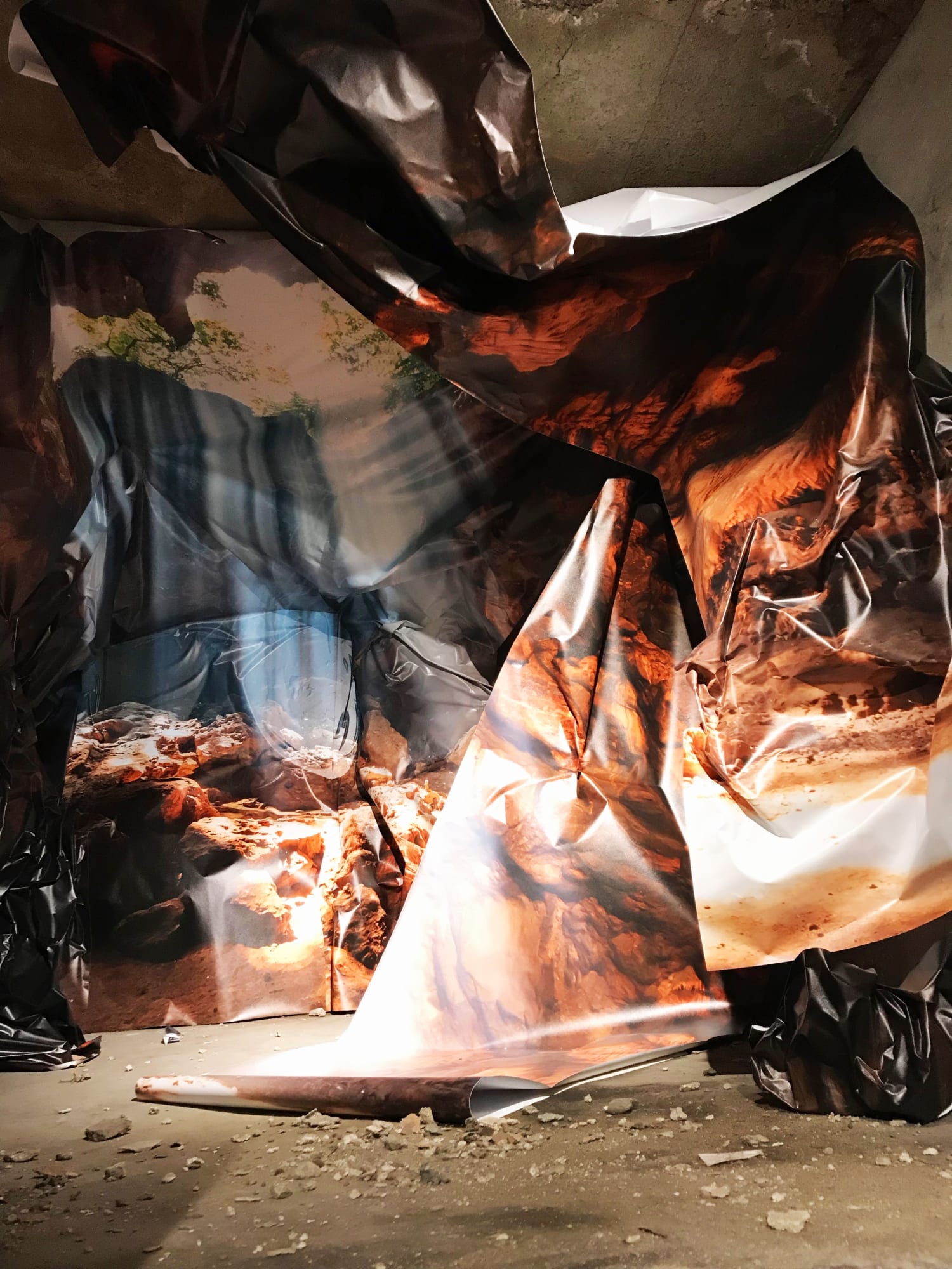 Camille Hoffman site specific installation dimensions variable