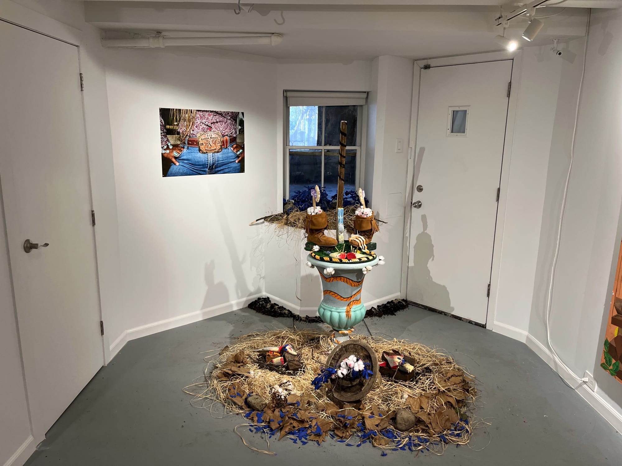 Installation View of The Horses Stood Like Men