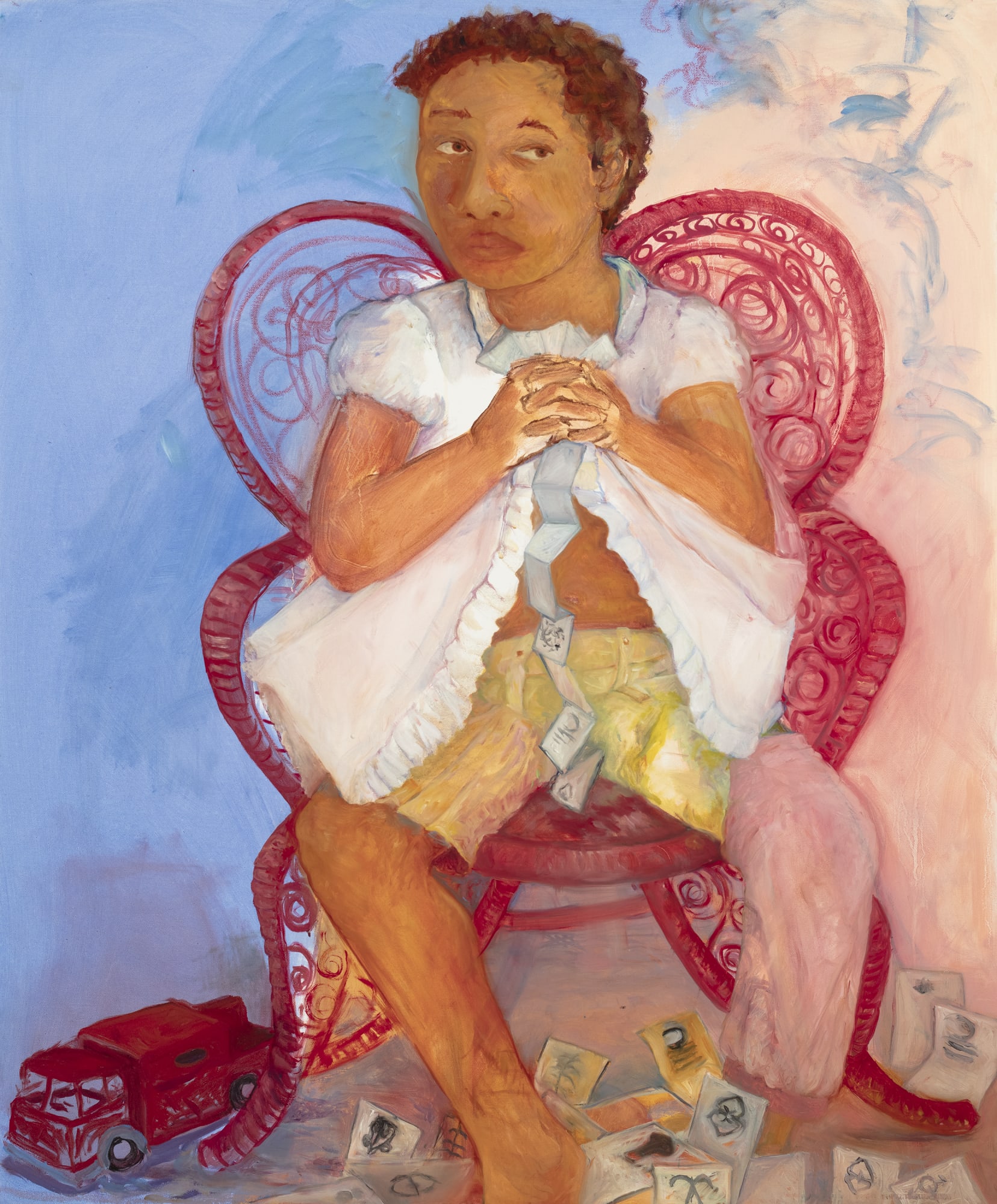 Philemona Williamson Unraveled Inkling, 2025 oil on canvas 36 x 30 in (91.4 x 76.2 cm)