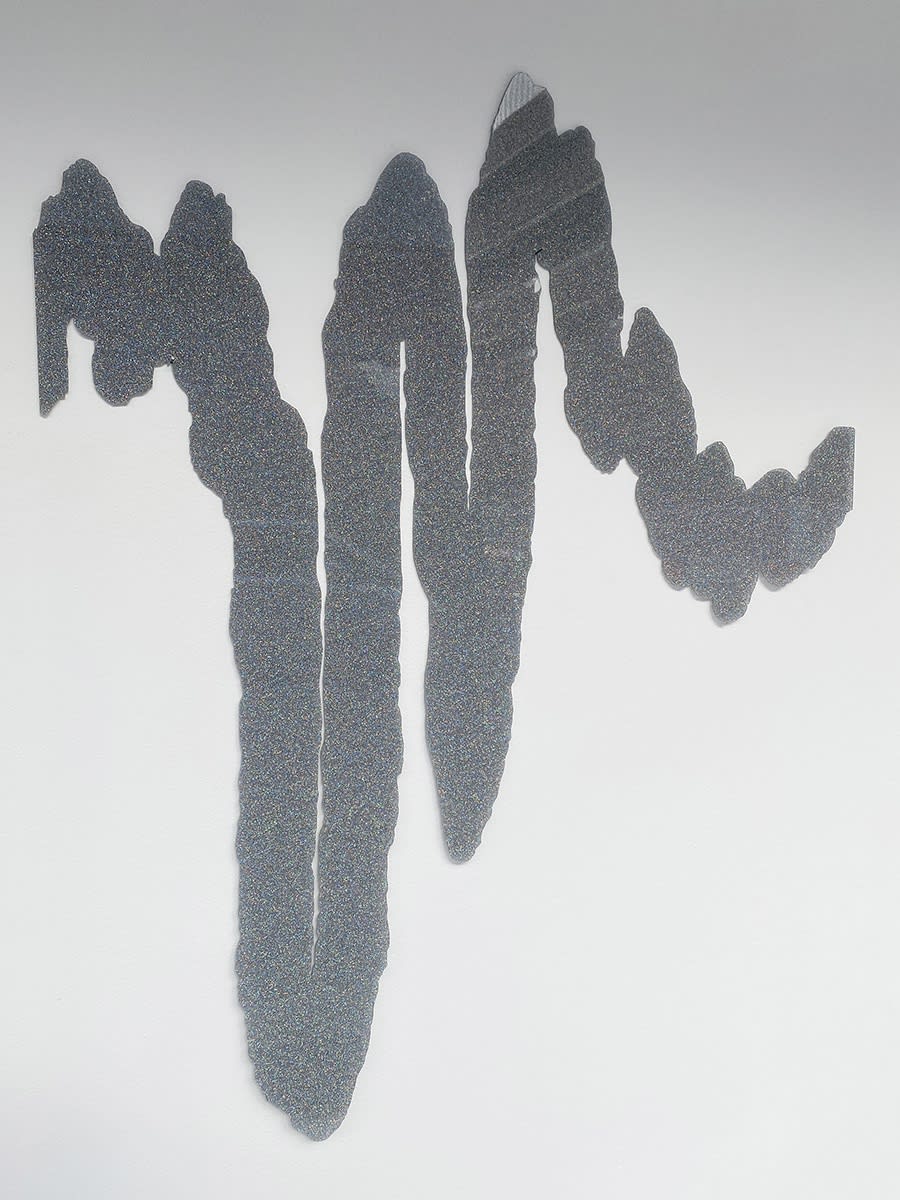 Maria-Teresa Ortoleva, Dancing behind my Eyelids (ii) (Superblink silver), 2021