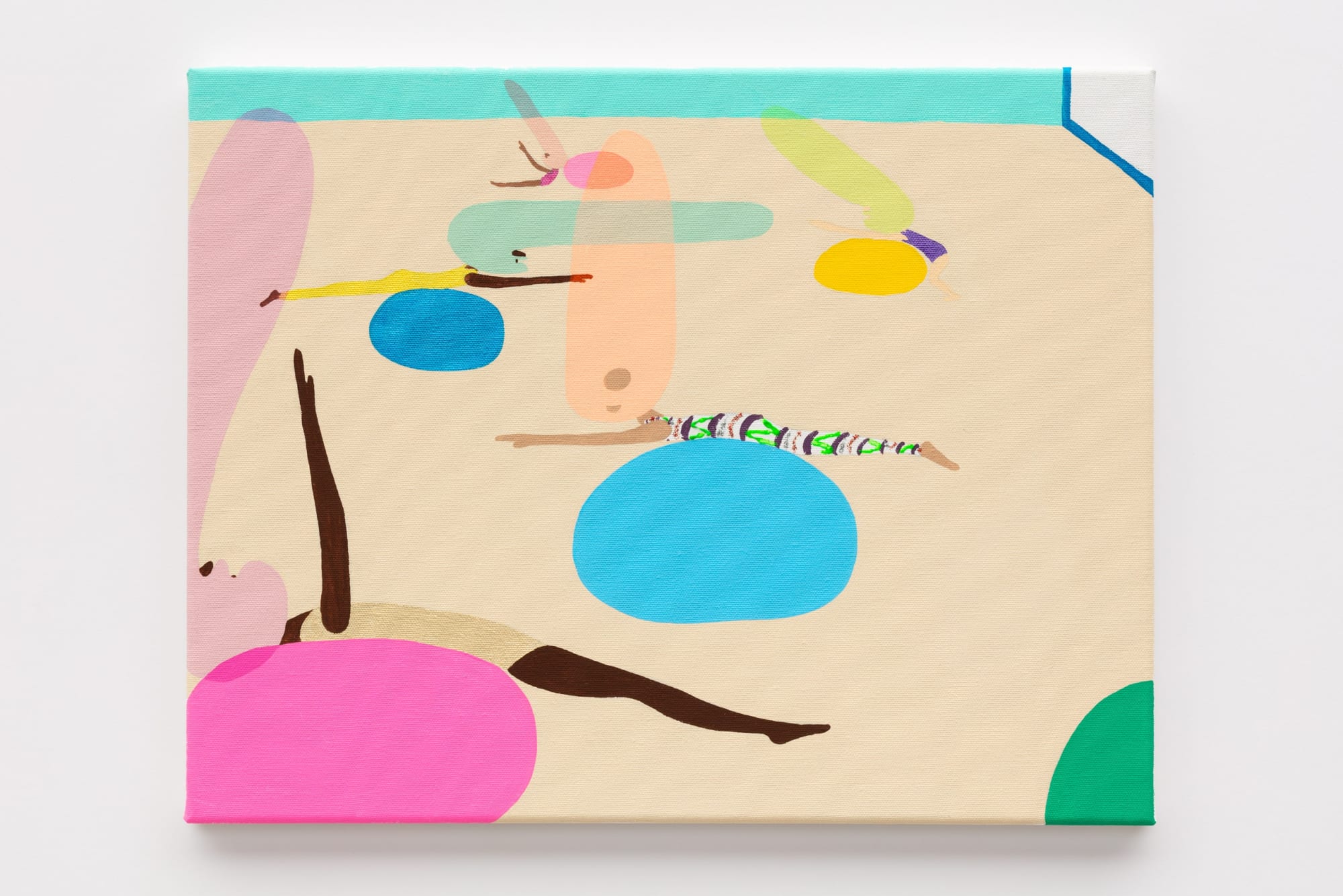 Peter McDonald Balls, 2021 acrylic gouache and glitter paint on canvas 35.5 x 46 cm £6,500 + VAT