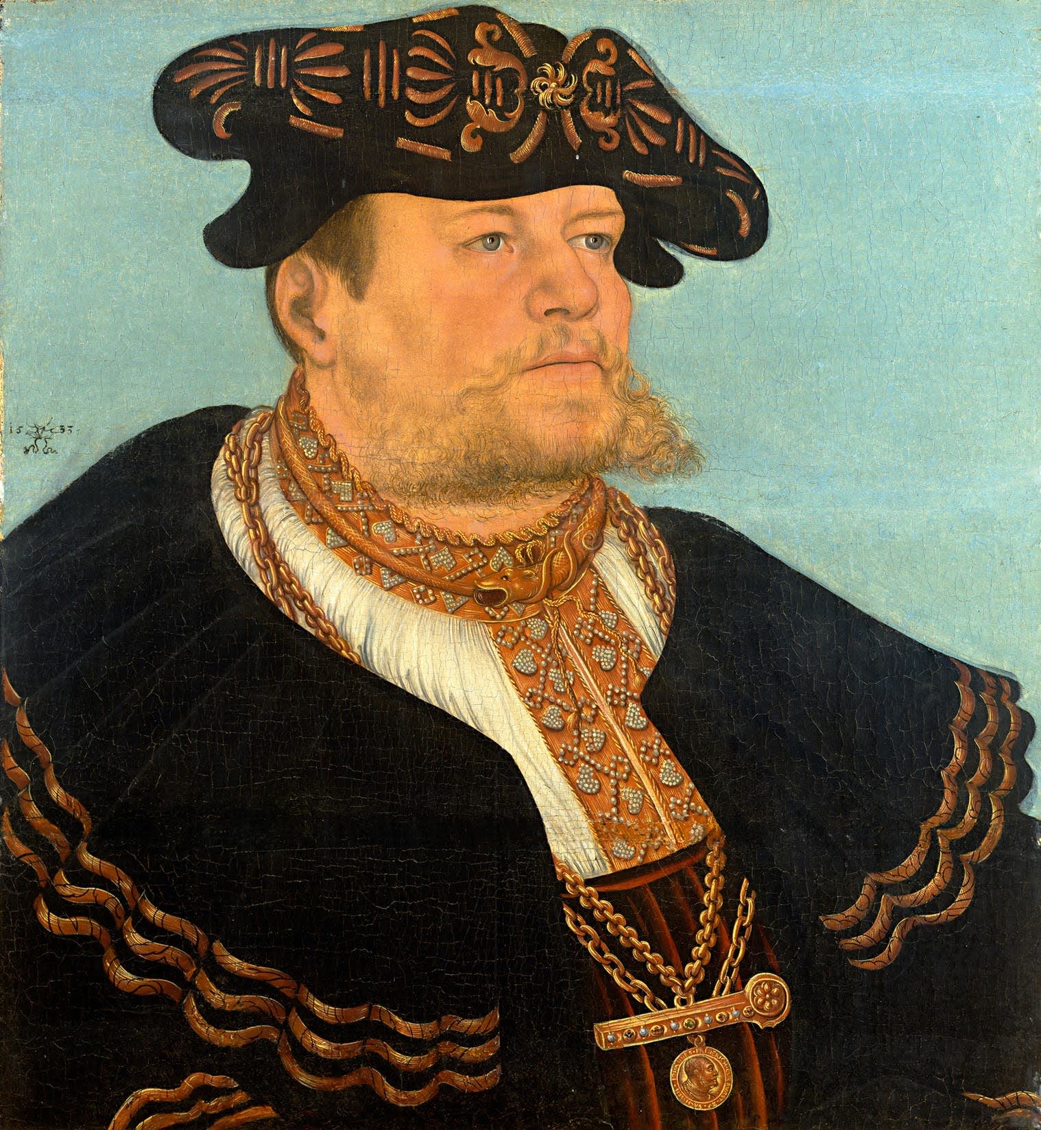 Hans Cranach Bildnis des Kanzlers Gregor Brück, 1533