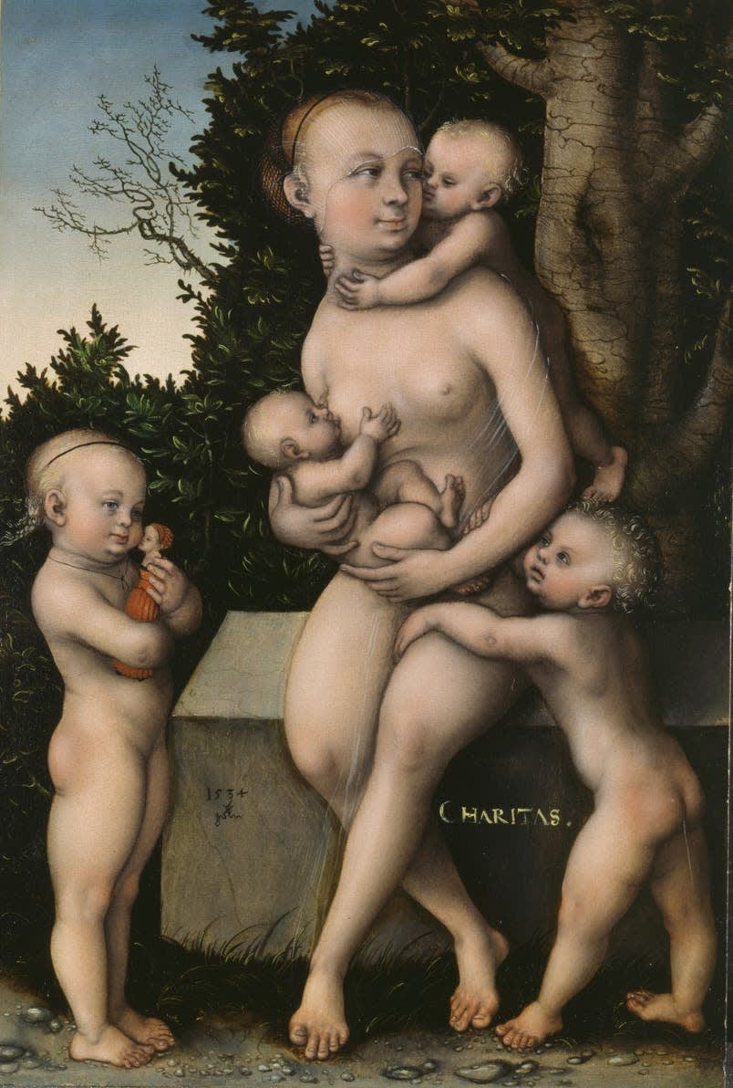 Lucas Cranach der Ältere Caritas, 1534