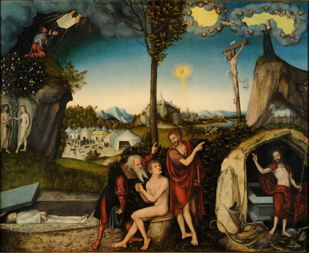 Lucas Cranach der Ältere Gesetz und Gnade, 1529