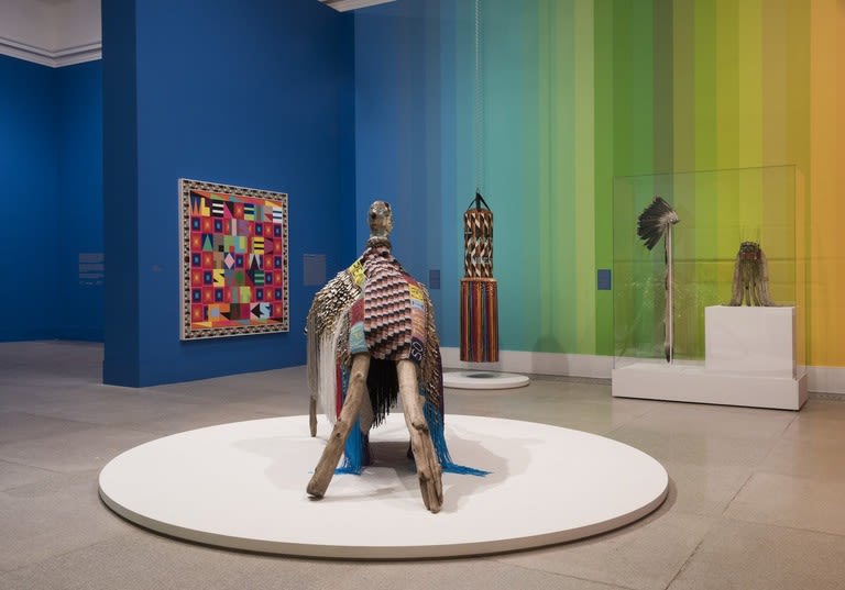 Jeffrey Gibson, WHEN FIRE IS APPLIED TO A STONE IT CRACKS