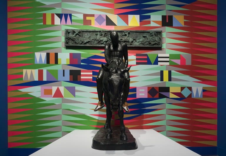 Jeffrey Gibson, WHEN FIRE IS APPLIED TO A STONE IT CRACKS