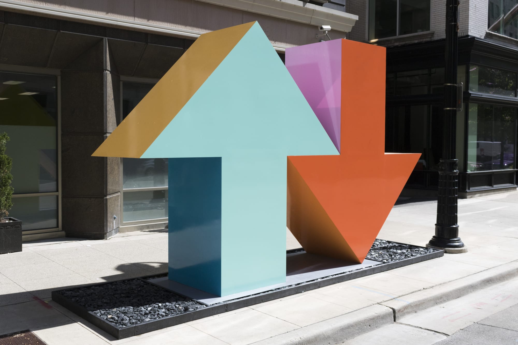 Jessica Stockholder and Tony Tasset, Sculpture Milwaukee