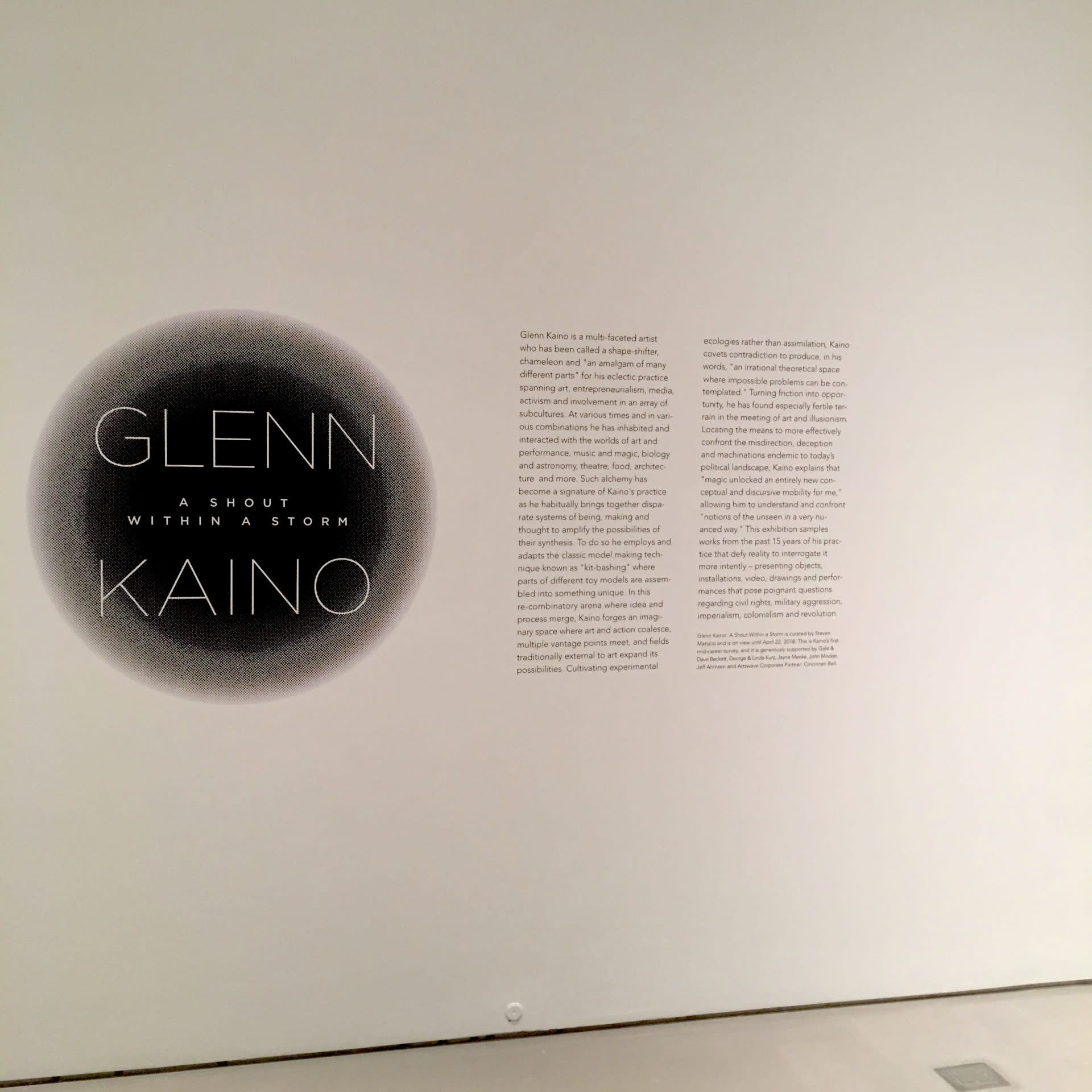 Glenn Kaino, A Shout Within a Storm