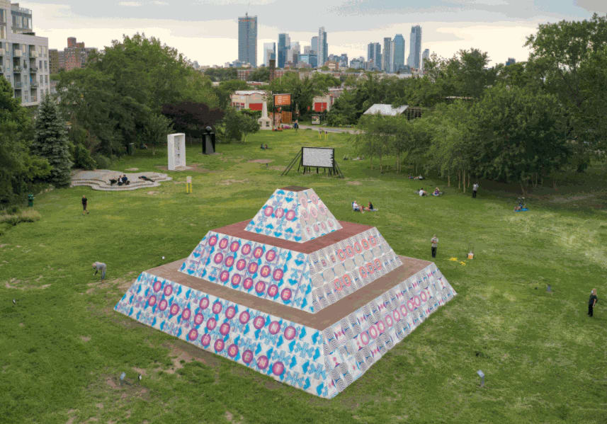 Jeffrey Gibson, BECAUSE ONCE YOU ENTER MY HOUSE, IT BECOMES OUR HOUSE