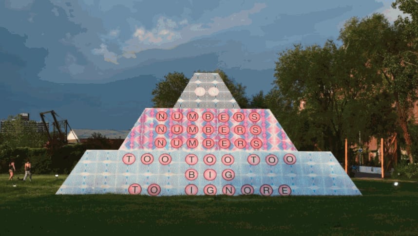 Jeffrey Gibson, BECAUSE ONCE YOU ENTER MY HOUSE, IT BECOMES OUR HOUSE