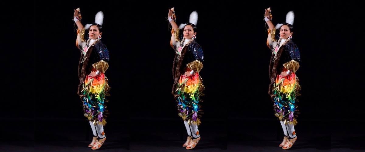 Jeffrey Gibson, She Never Dances Alone