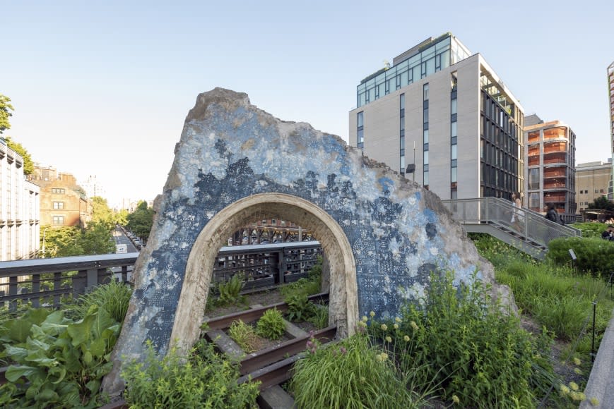 Firelei Báez, On the High Line En Plein Air