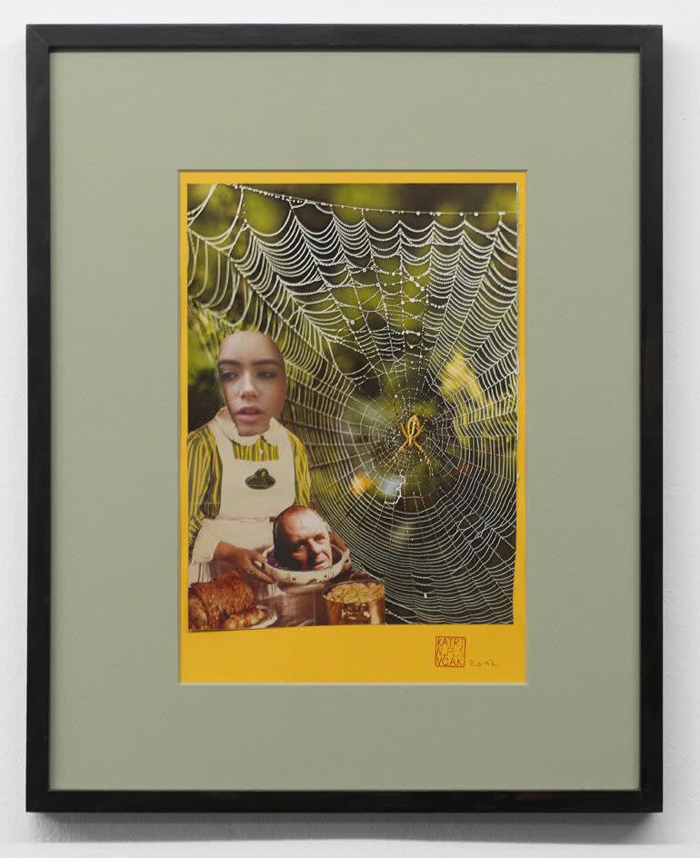 Katrin Plavcak, "Delicatessen" (2012), collage on paper, 50x35cm