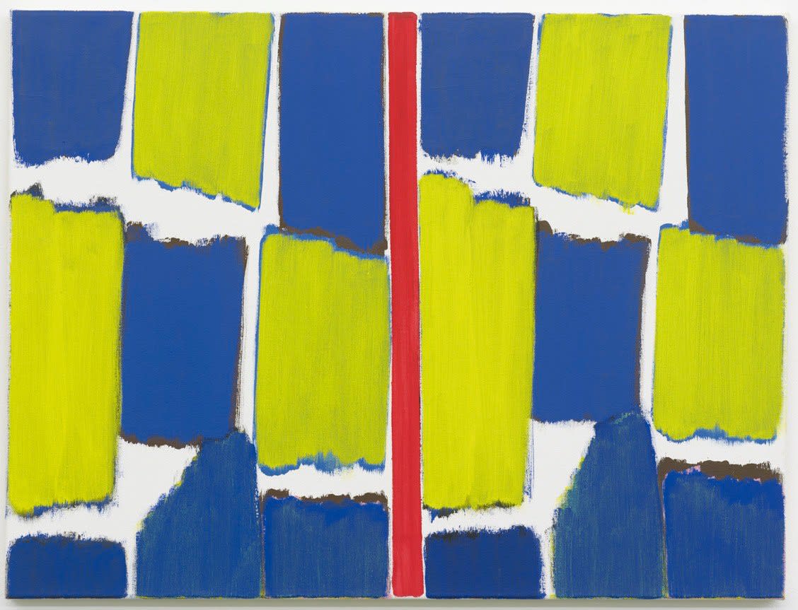 Bernard Piffaretti, Untitled, 2011, acrylic on canvas, 60 x 80 cm
