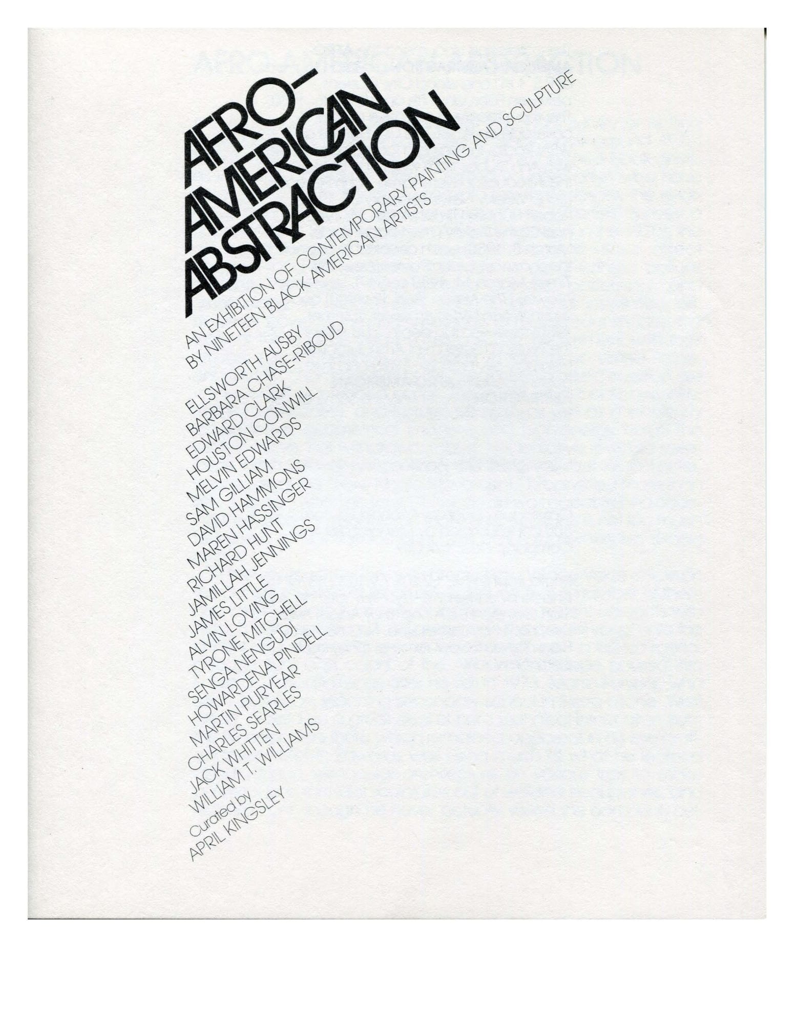 James Little in Afro-American Abstraction